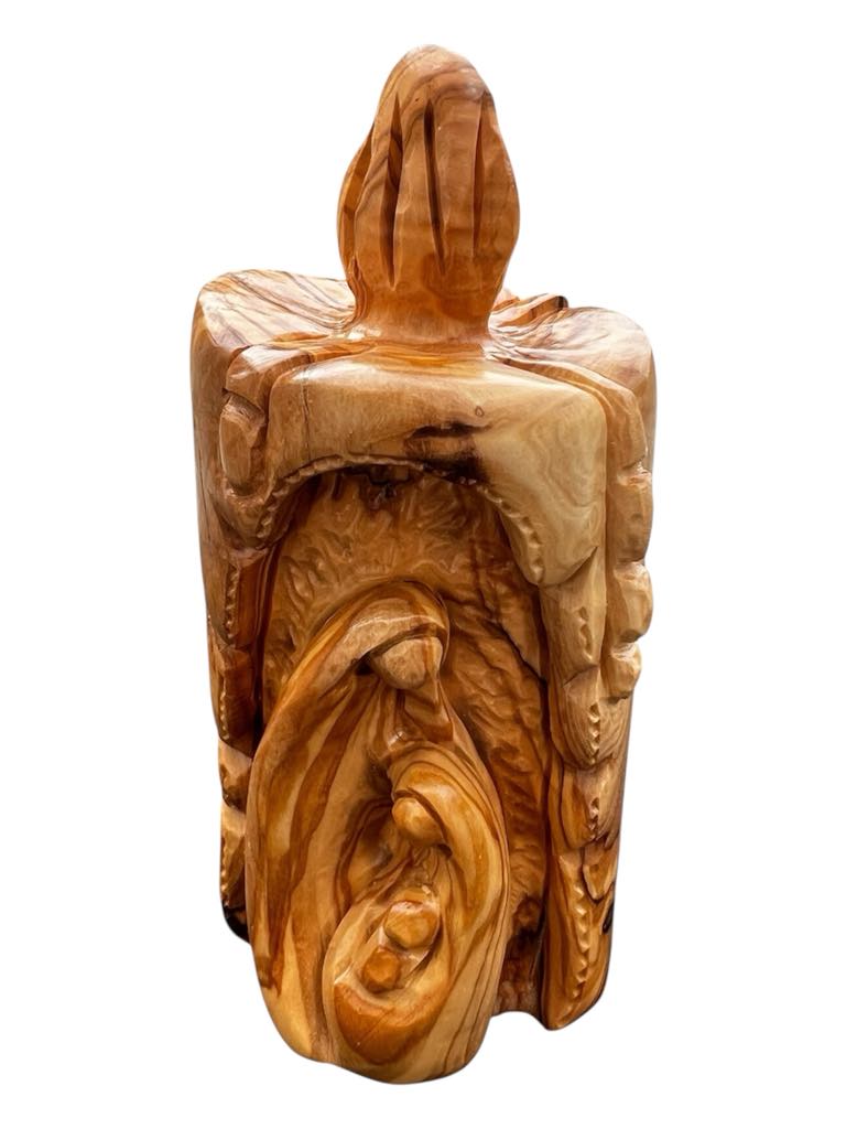 Faceless Candel Shape Holy Family statue