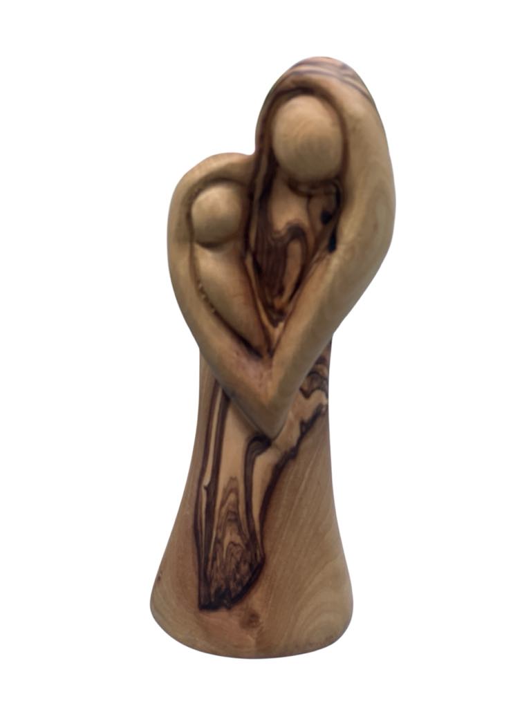 Faceless Holy Family Heart Shape - Small